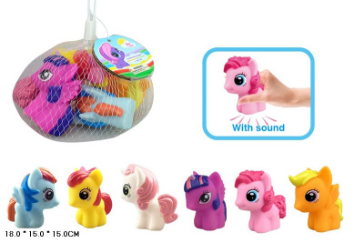 Винил 02 Пони 6видов, звук в сетке Z589-H42137