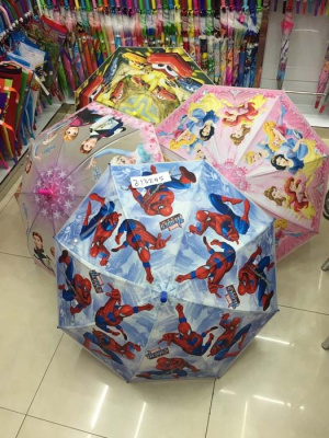 Зонт детский с героями автомат в ассортименте Е13245