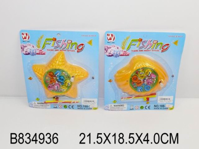 Рыбалка 188-С 2 вида на картоне заводная 188-11С,188-12С,