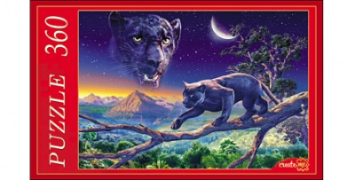 ПАЗЛЫ 360 элементов. МГ360-4003 ПАНТЕРА НА ВЕТКЕ