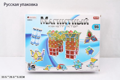 Конструктор магнитный 603 96деталей в кор. C308-H26121