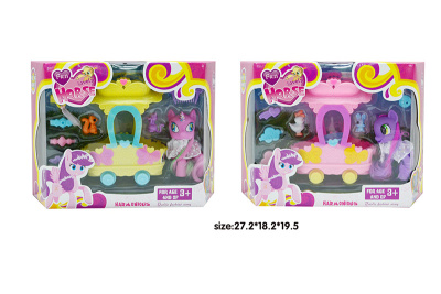 Лошадка 3209Д  Набор Моя маленькая пони с каретой Т757-Н42160