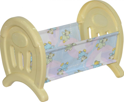 Кроватка сборная для кукол большая (в пакете)