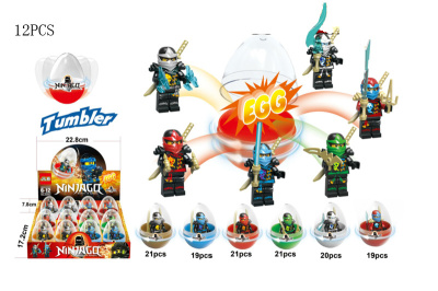 Конструктор герои 3д003 19-21деталь 12шт.уп в яйце  E518-H26133