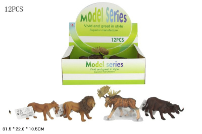 Животные Дикие 12шт.уп. микс цена за 1шт. дисплей M153-H42430