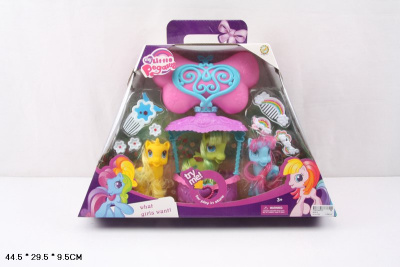 Пони 6626-2 Качели с лошадками в кор.свет,звук U390-Н42107