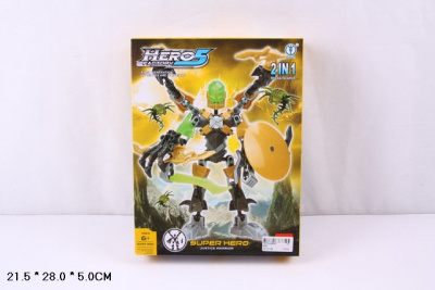 Конструктор SUPER HERO 5 в кор 2 в 1 Т472-Н26007