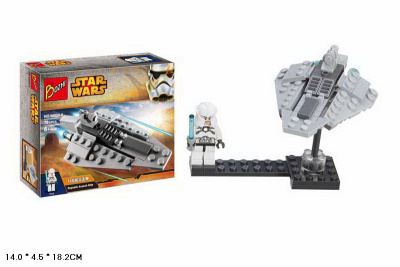 Конструктор Star Wars в кор.78 деталей Космолёт с пилотом L393-Н2631