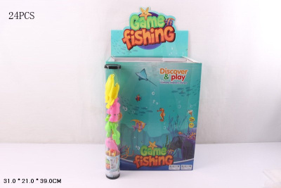 Рыбалка в тубусе 24шт.уп Z284-Н24045 цена за 1шт.¶