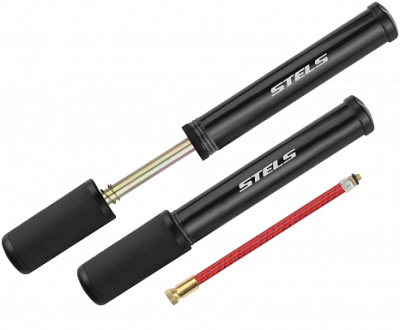 Насос ручной HPS-295-3 Stels пластиковый чёрный (31 см) арт.320045