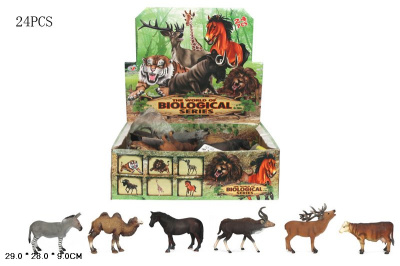 Животные Дикие+Домашние 24шт.уп  цена за1шт.МИКС ДИСПЛЕЙ M153-H42514