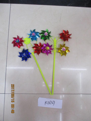 Вертушка на фигурной палочке 4цв. К13727