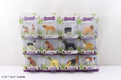 Собака на картоне п/пл 12 видов микс Z283-Н42043