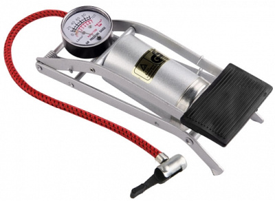 Насос ножной FP9801B стальной серый арт.320005