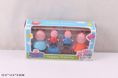 Набор свинки 915А Семья с аксессуарами в кор. I256-H42032