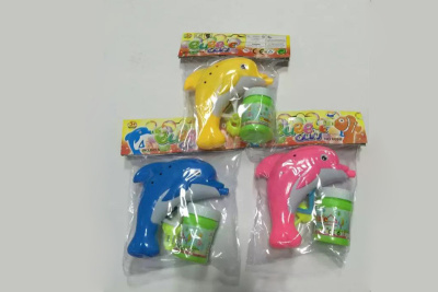 Пистолет 609А дельфинчик с мыльными пузырями в пакете А950-Н24026