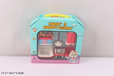 Мебель 031 в чемоданчике с фигурками С775-Н35001¶