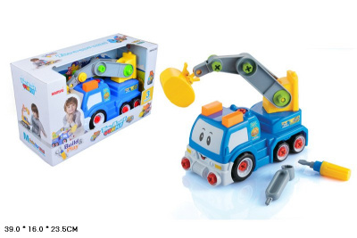 Конструктор 22923 Экскаватов в кор.подарочный с отвёртко  A160-H36014