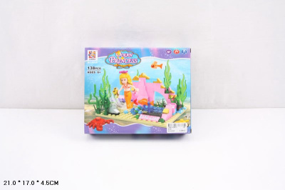 Конструктор Принцесса русалка 138 дет.в кор.J348-Н26470 Конструктор Принцесса русалка 138 дет.в кор.J348-Н26470