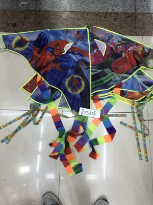 Змей воздушный треугольный с хвостом Герои Е13339