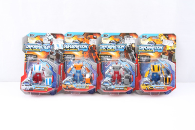 Трансформер 407 Робот-машина на картоне 4вида Е637-Н21020