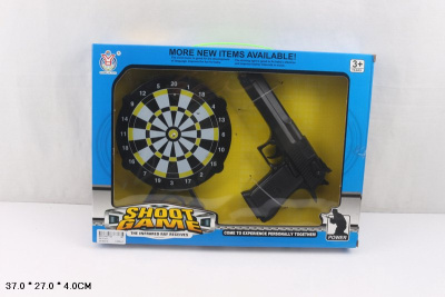 Тир на бат. пистолет с мишенью в кор. М513-Н41134