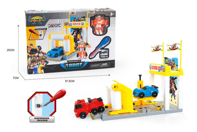 Гараж 1872 Автосервис с машинами-роботами в кор.  T425-H06166