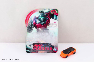 Трансформер 8166 на картоне машина-робот оранж. В951-Н21099