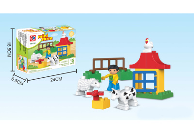 Конструктор188-161 миниферма для малышей в кор. S961-H26090