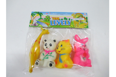 Винил 6241В Набор дельфины,тюлени в сетке с мыльницей 2в Q800-Н4201