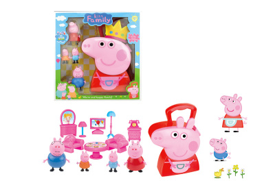 Набор игровой семья с аксессуарами в сумочке Z876-H35061