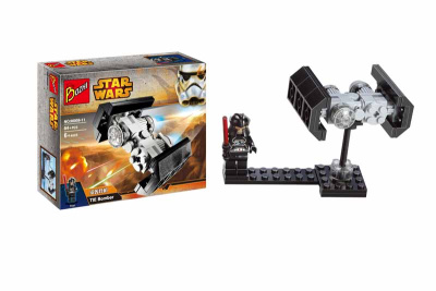 Конструктор Star Wars в кор.64 детали Космолёт с пилотом L393-Н26320