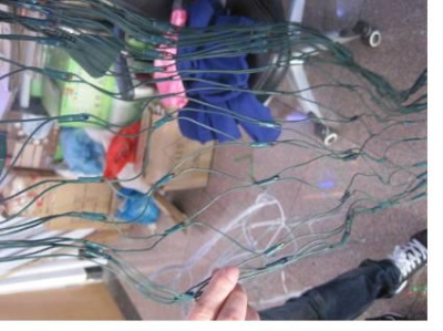 Гирлянда новогодняя 8781 сетка  144 лампы