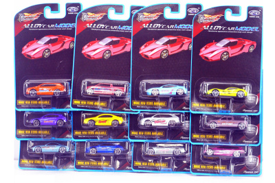 Машина 3919 на картоне с подвесом инерционная D646-Н36143