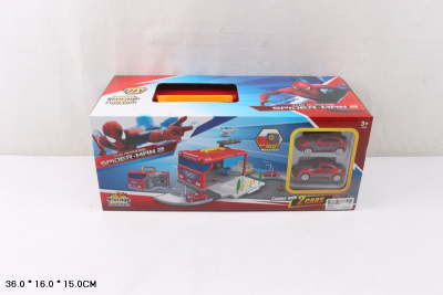 Гараж 701 В чемодане с машинками А129-Н06045