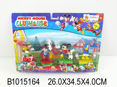 Герои Набор фигурок с Микки 4шт. на картоне 2209