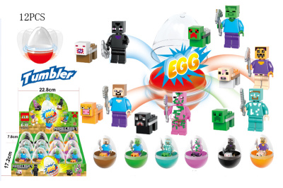 Конструктор Герои 3д011 в яйце звездные войны 12шт.уп. E518-H26140