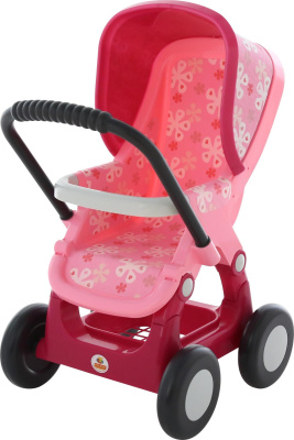 Коляска для кукол №2 прогулочная 4-х колёсная (в пакете)